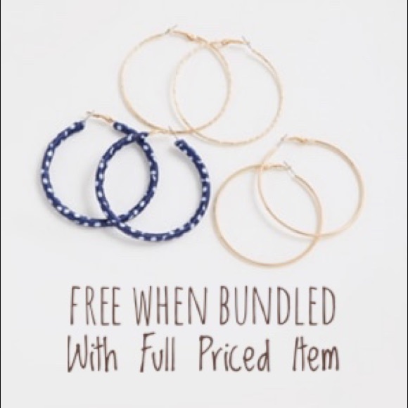 torrid Jewelry - 💕SOLD💕 Wrapped Dot Hoop Earrings 3 pack